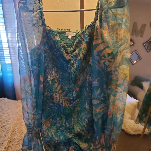 Floral Ruched dress - Picture 6 of 7